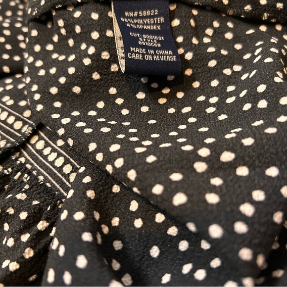 Max Edition Black and White Polka Dot Maxi Dress - Size Small - Picture 10 of 11